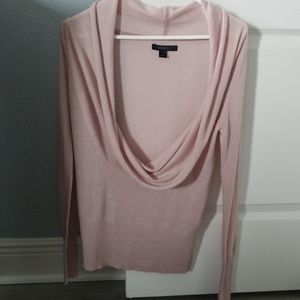 Dusty pink long sleeved sweater